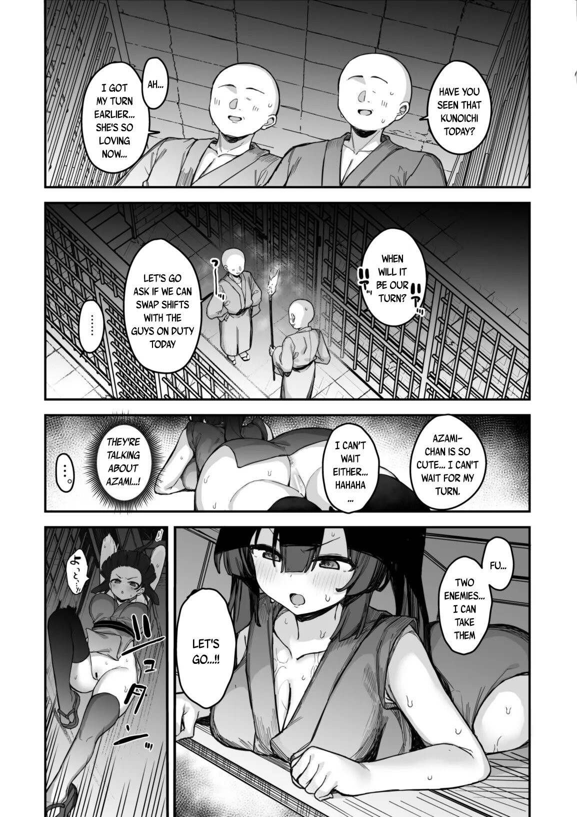 Hentai Manga Comic-Until The Female Ninja Azami Falls 3-Read-5